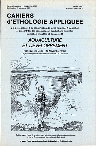 Couverture - Volume 7, fascicule 1