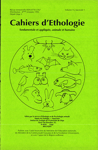 Couverture - Volume 15, fascicule 1