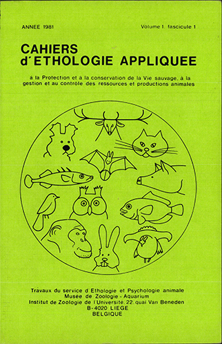 Couverture - Volume 1, fascicule 1