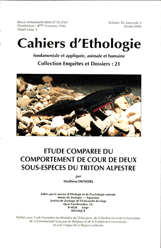 Couverture - Volume 16, fascicule 2